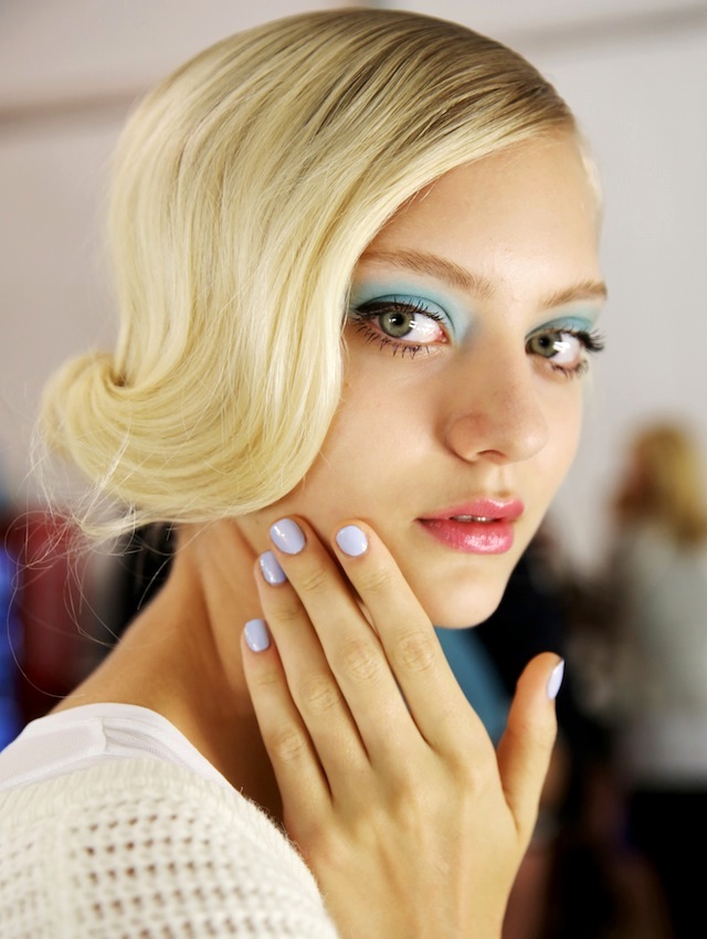 Badgley Mischka - Backstage- Mercedes-Benz Fashion Week Spring 2014